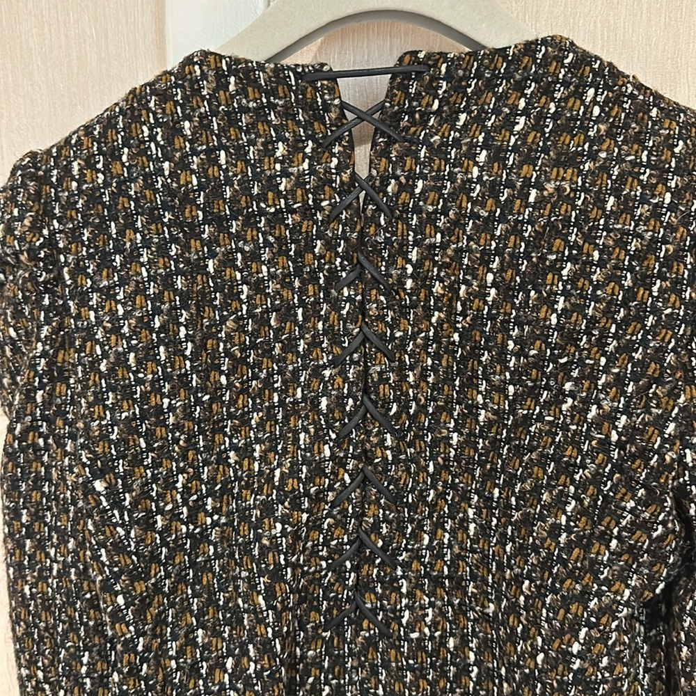 Carven wool boucle tweed armor jacket - Picture 4 of 6